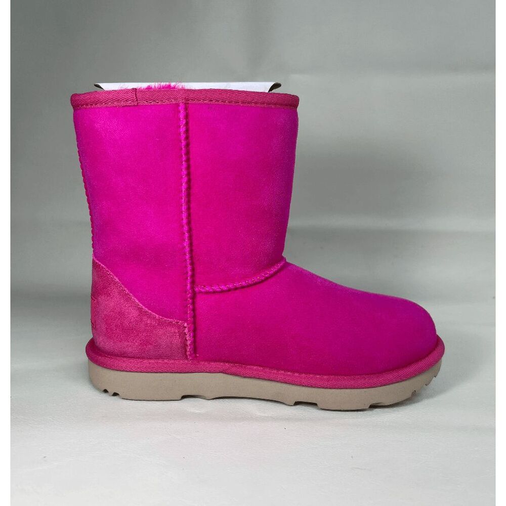 UGG Kids' Classic II Boot - Rock Rose 6M Big Kids - Picture 1 of 8